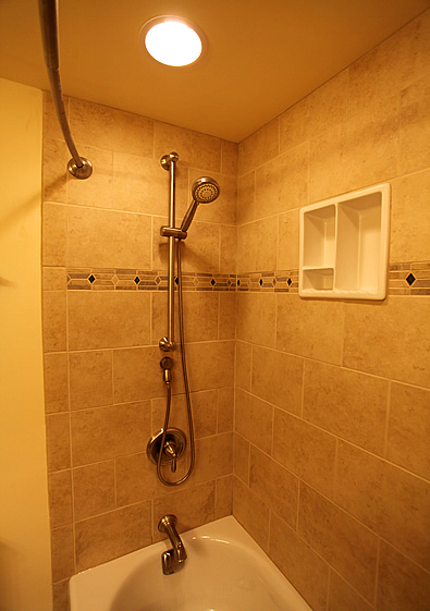 Bathroom shower niches